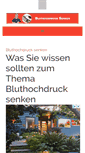 Mobile Screenshot of bluthochdruck-senken.net